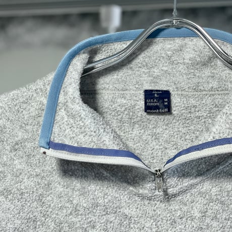 old mont-bell  half zip fleece P/O