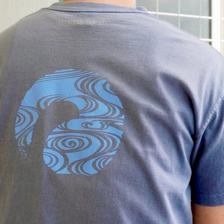 old mont-bell good print Tee