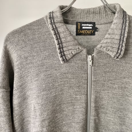 JOHN SMEDLEY zip cardigan