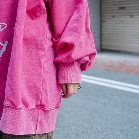 mate sweat  pink × silver