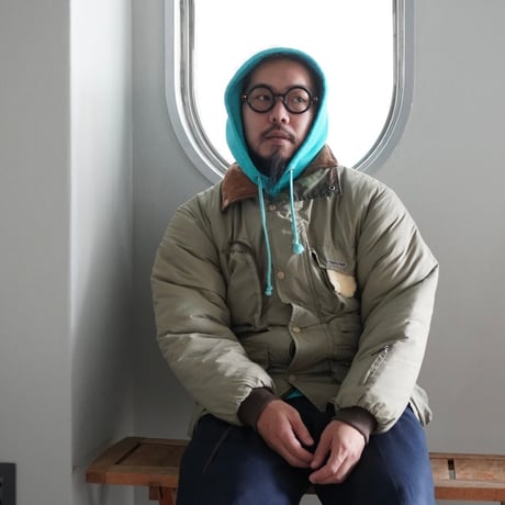 old mont-bell fishing jacket reversible
