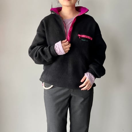 old mont-bell fleece with nylon jkt
