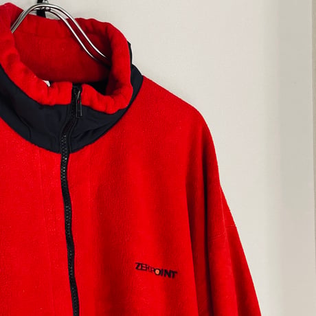 old mont-bell ZERO POINT fleece half zip P/O