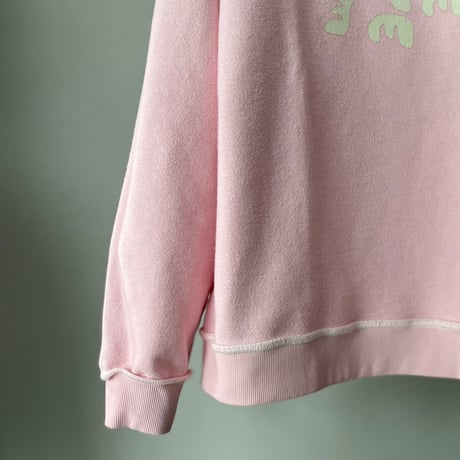 N.C.  "Goodbye Boredom"  HOODIE pink