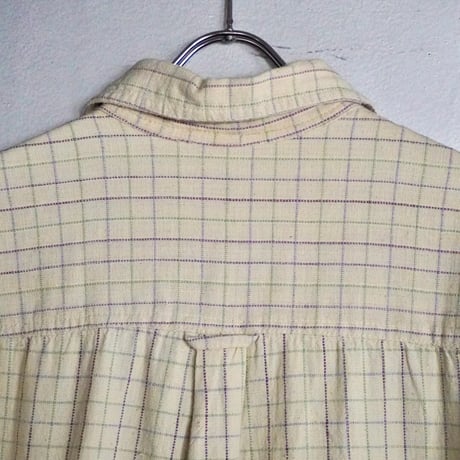 old mont-bell  Guatemalan Hand Woven shirts S/S