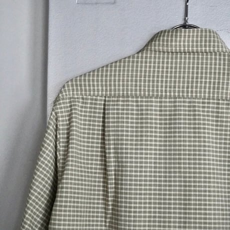 old mont-bell plaid shirt