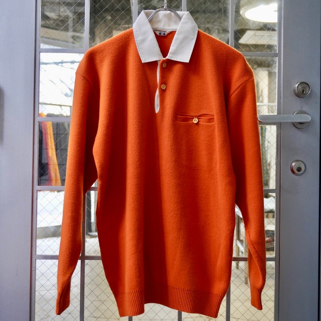 モンベル　ニットポロ　セーター　ニット　オールド　mont-bell 日本製 old mont-bell knit polo | HIGE OSAKA ONLINE STORE