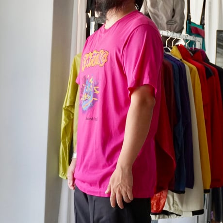 old mont-bell print Tee