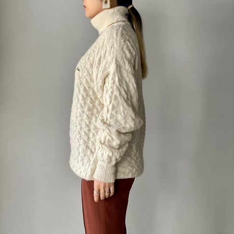 lacoste turtle knit