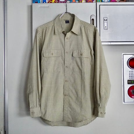 old mont-bell plaid shirt