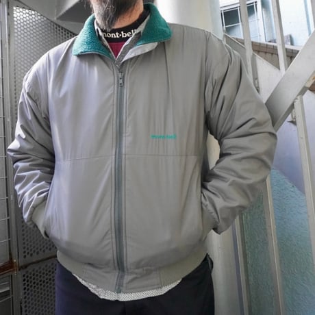 old mont-bell nylon fleece jacket