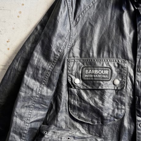 barbour international linen