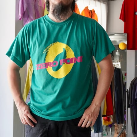 old mont-bell ZERO POINT print Tee