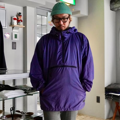 old mont-bell nylon anorak