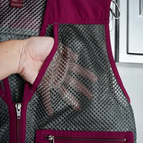 old mont-bell mesh vest