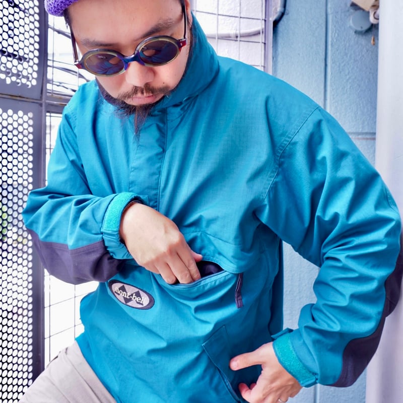 old mont-bell oval logo hot style anorak | HIGE