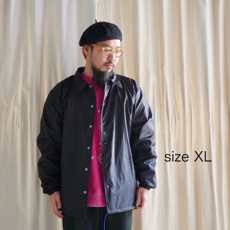 A(C) × HIGE COACH JACKET black
