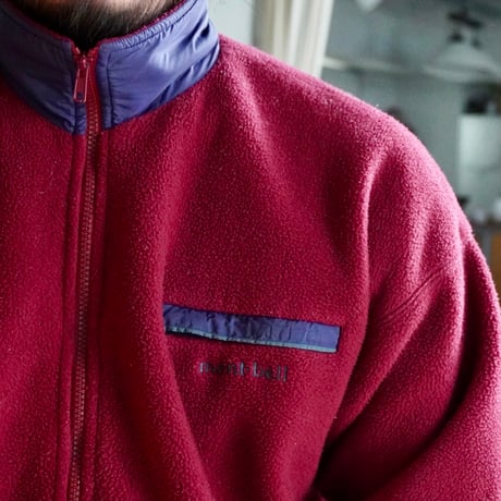 old mont-bell fleece jacket