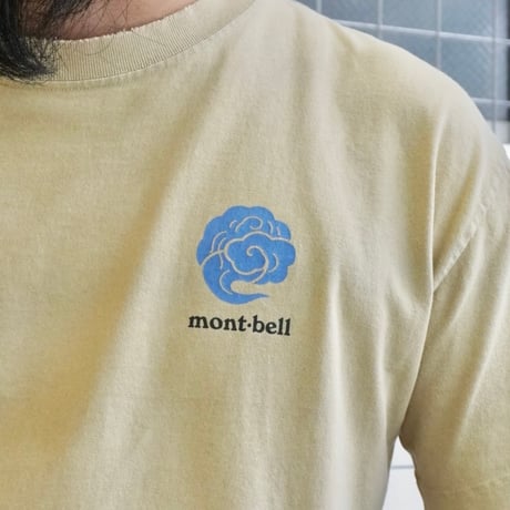old mont-bell good print Tee