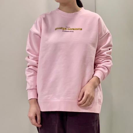 N.C.  "Goodbye Boredom"  CREW pink