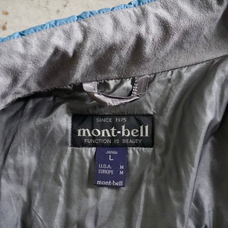 old mont-bell puffer jacket