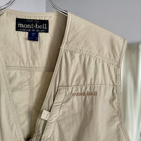 old mont-bell  zip vest