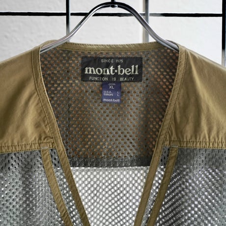 old mont-bell mesh vest