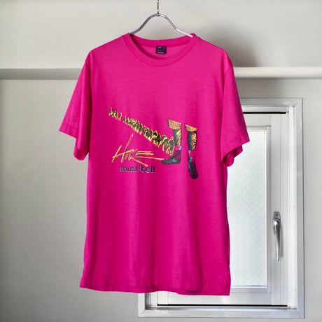 old mont-bell print Tee
