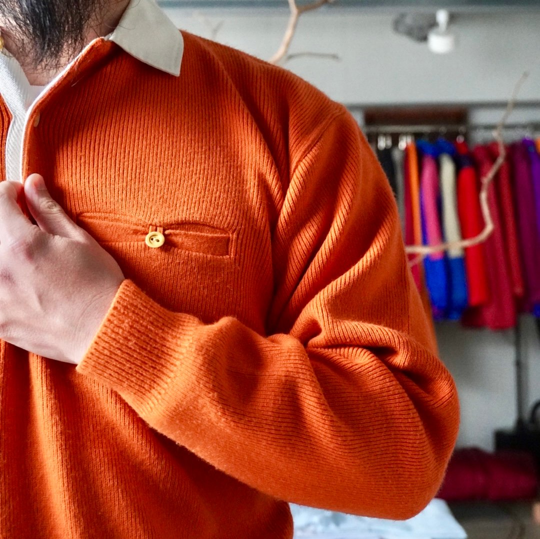 モンベル　ニットポロ　セーター　ニット　オールド　mont-bell 日本製 old mont-bell knit polo | HIGE OSAKA ONLINE STORE
