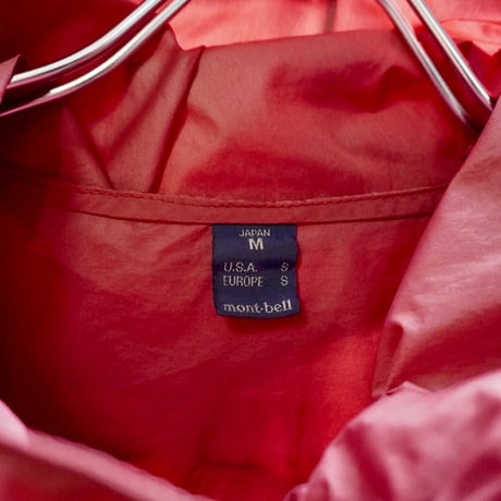 old mont-bell nylon anorak