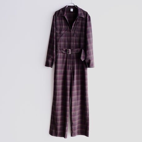 N.C.  "A.R SUIT"  brown plaid