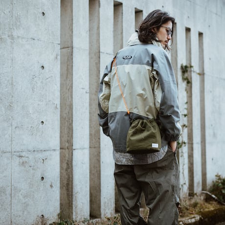 THE CORE OF THINGS × N.C reversible pouch bag stencil  3
