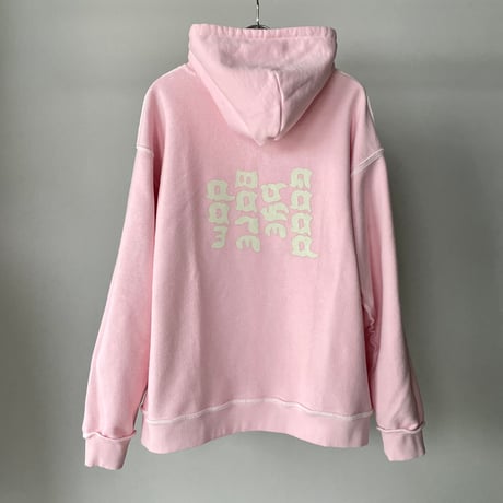 N.C.  "Goodbye Boredom"  HOODIE pink