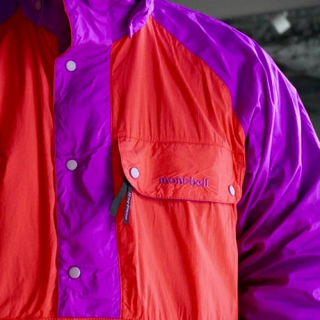 old mont-bell awesome color nylon anorak