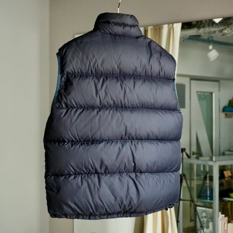 old mont-bell down vest reversible