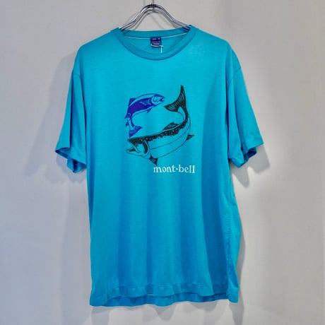 old mont-bell good print Tee