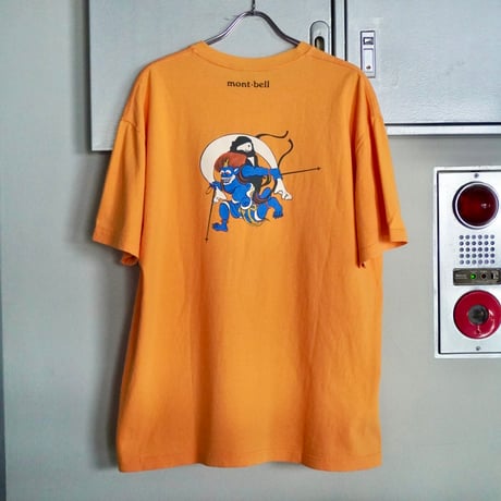 old mont-bell print Tee