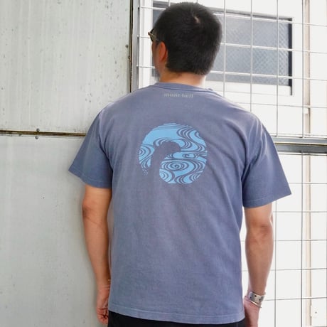 old mont-bell good print Tee