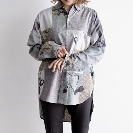 N.C.  "O.F SHIRT"  character gray