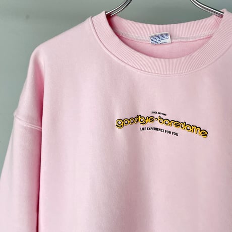 N.C.  "Goodbye Boredom"  CREW pink