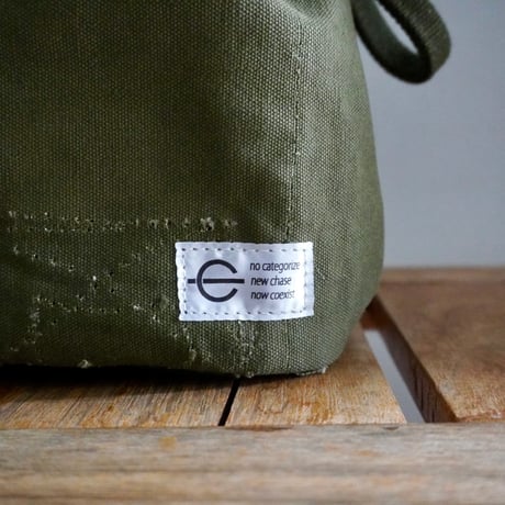 THE CORE OF THINGS × N.C reversible pouch bag stencil  2