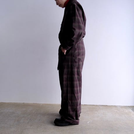N.C.  "A.R SUIT"  brown plaid