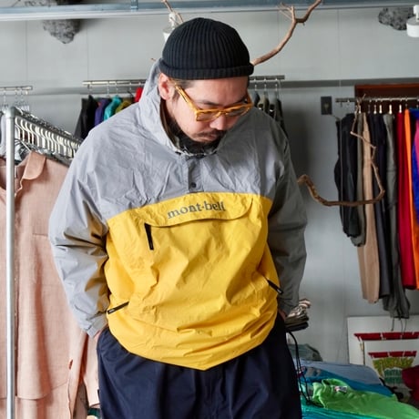 old mont-bell rain anorak coat