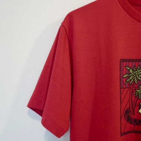 old mont-bell good print Tee