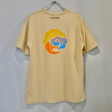 old mont-bell good print Tee