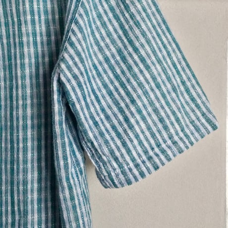 old mont-bell  Guatemalan Hand Woven shirts S/S