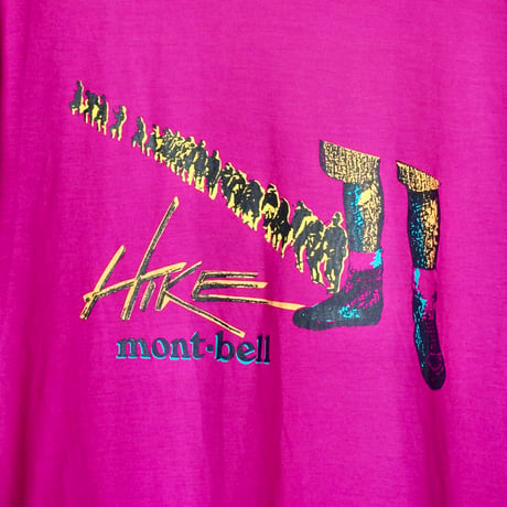 old mont-bell print Tee