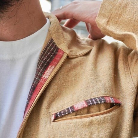 old mont-bell Guatemala zip shirt