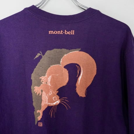 old mont-bell good print Tee