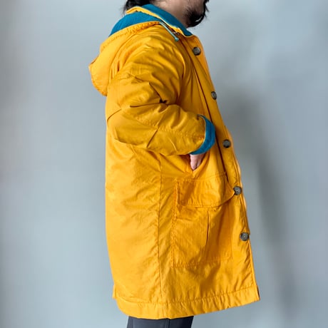 old mont-bell nylon fleece coat yellow